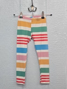 New Dot Dot Smile 3/4 Kids Multicolor Stripe Leggings